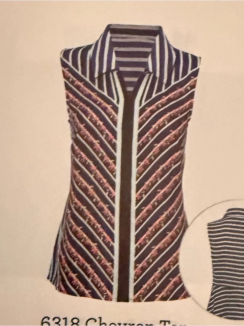 Cabi Chevron Top - Picture 3 of 4